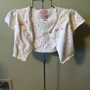 Oshkosh knit emboidered shell (size 8)